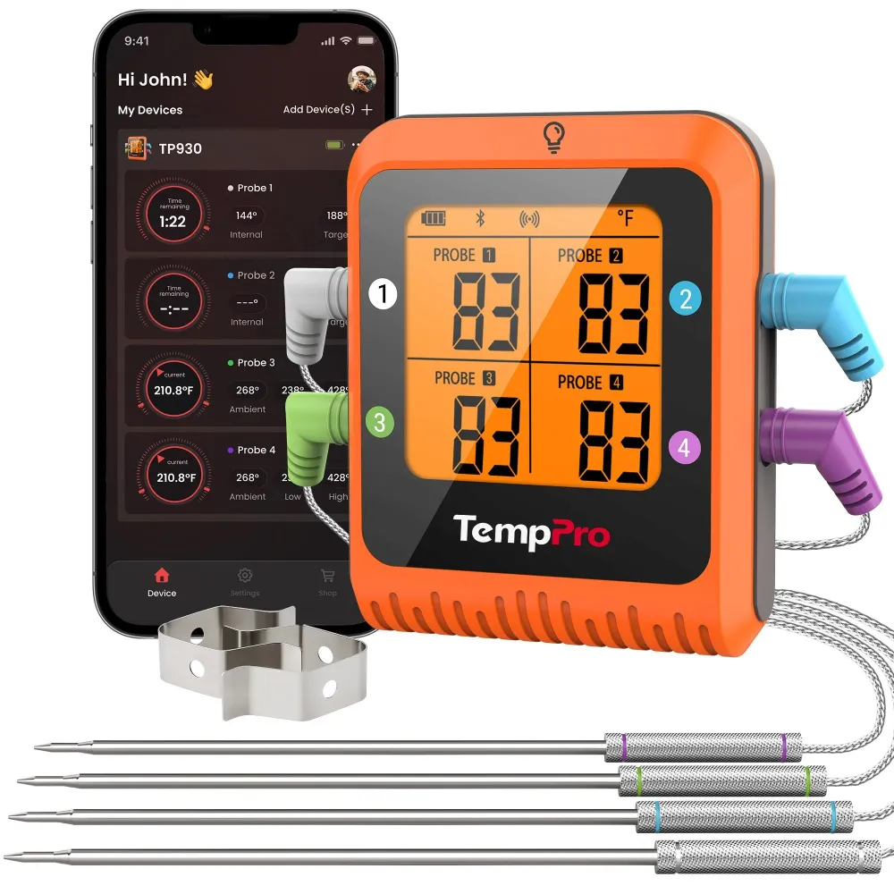 Termómetro inalámbrico para carne con Bluetooth TP930 ThermoPro