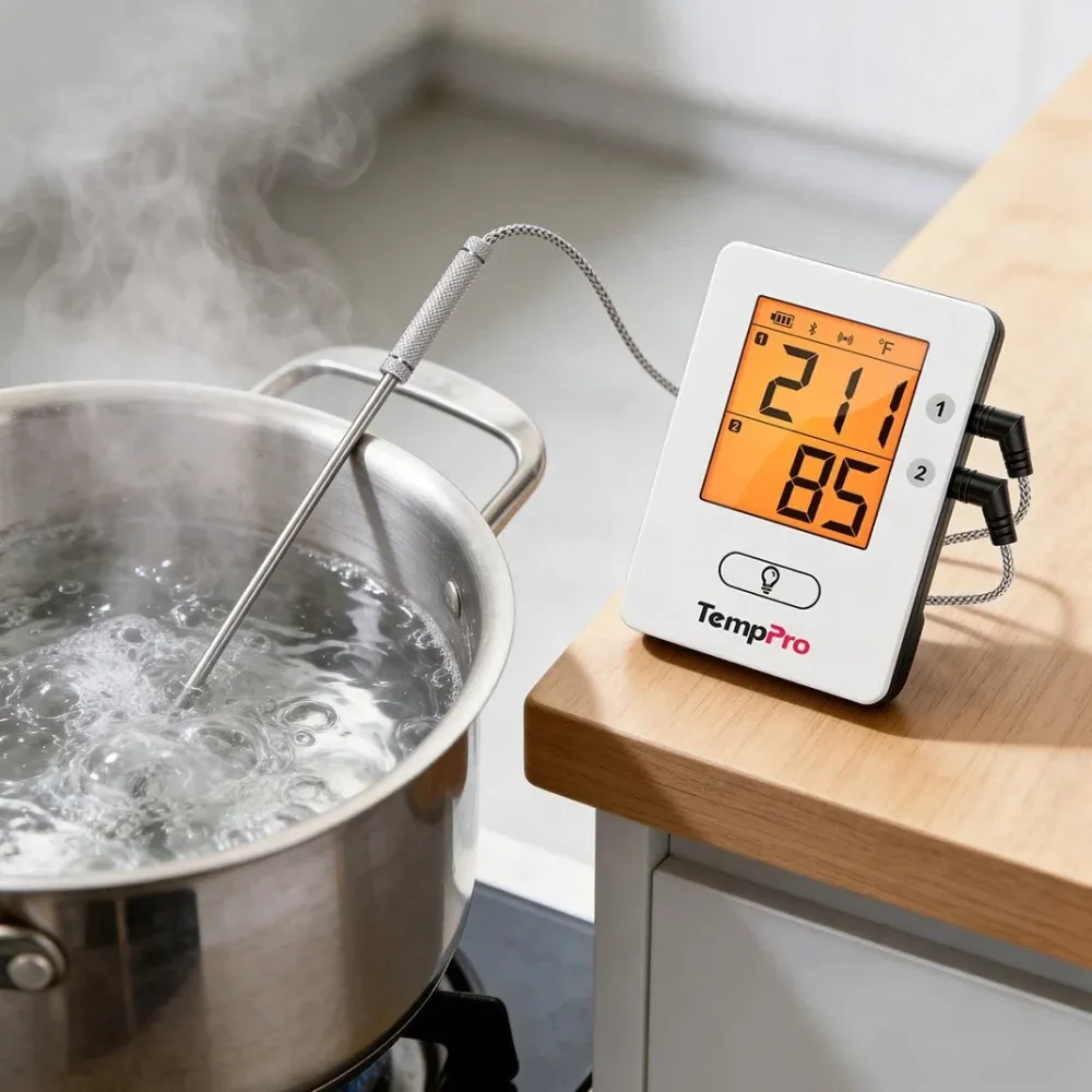 Termómetro para carne Bluetooth TP910 de 650 pies ThermoPro